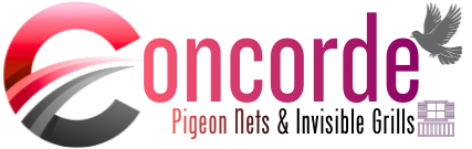 Concorde Pigeon Nets Invisible Grills